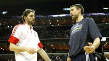 Pau Gasol y Marc Gasol.