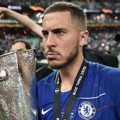 Hazard supera a Jovic como el mejor de la Europa League