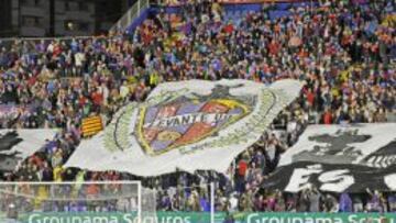 La afición granota en el Ciutat