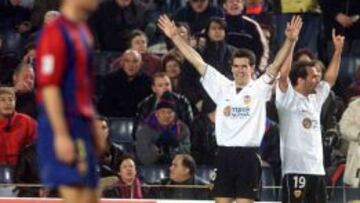 El Valencia asaltó el Camp Nou en enero de 2003.