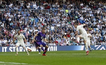 Bale anotó su último gol en el Bernabéu hace 11 meses.