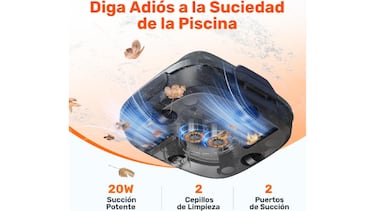 Adiós a la suciedad en la piscina: así es el robot limpiafondos que arrasa en Amazon