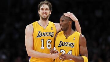 Pau Gasol, en su etapa como jugador de los Lakers