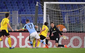 Ciro Immobile marcó el primer gol de los italianos.