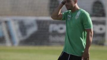 Rubén Castro, durante un entrenamiento a comienzos de la pretemporada.