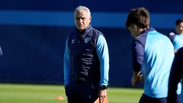 Sergio Pellicer, durante la sesión de entrenamiento de este jueves.