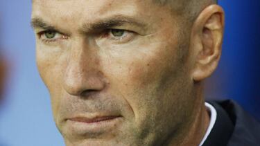 FOOTBALL - UEFA CHAMPIONS LEAGUE - PARIS SG v REAL MADRID
Coach Zinedine Zidane of Real Madrid during the UEFA Champions League, Group A football match between Paris Saint-Germain and Real Madrid on September 18, 2019 at Parc des Princes stadium in Par