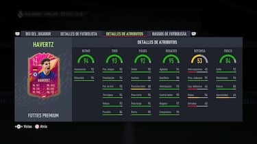 Kai Havertz Futties, cómo completar su SBC en FIFA 22