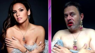 Miki Nadal imita los sexy selfies de Cristina Pedroche en Zapeando