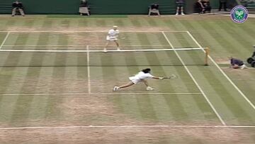 Leyenda inmortal de Wimbledon: el 'puntazo' de Novotna a Arantxa