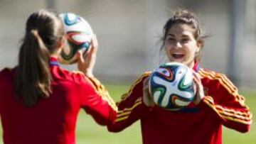 Sandra Hernández, centrocampista de la Sub-17 y del Sant Gabriel.