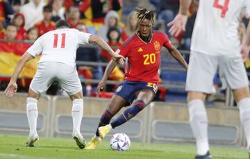 Debut 24/09/22 UEFA Nations League. España-Suiza