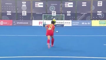 ¡Nunca antes visto! La increíble definición en un penal de hockey