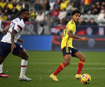 La Selección Colombia disputó un partido amistoso ante Estados Unidos.