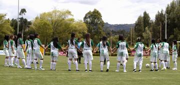 Atlético Nacional presenta su equipo femenino.