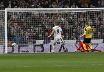 Benzema anotó el 1-0.