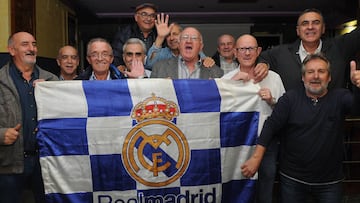 Los miembros de la Peña Madridista Cultura Leonesa soñaban con este partido.