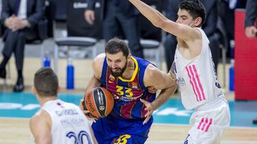 11/03/21 PARTIDO BALONCESTO BASKET EUROLEAGUE EUROLIGA REGULAR SEASON ROUND 29 REAL MADRID - FC BARCELONA NIKOLA MIROTIC