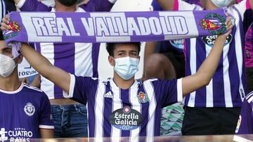 VALLADOLID, 20/08/21. PHOTOGENIC. PARTIDO DE LA LIGA SMARTBANK ENTRE EL REAL VALLADOLID Y EL REAL ZARAGOZA.