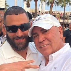 La imagen viral de Benzema en Ibiza con Labi Champion, el amigo de los futbolistas