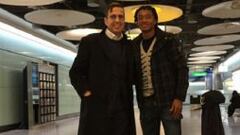 Cuadrado estuvo en Stamford Bridge viendo Chelsea-City