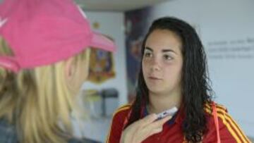 Ainhoa Campo, jugadora de la Sub-19