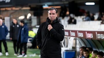 Jandro, ante el Sporting de Gijón.