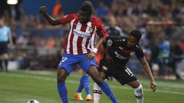 El centrocampista del Atlético de Madrid, Thomas Partey, durante un partido.