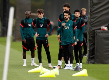 Imágenes del entrenamiento de Liverpool a tres días de jugar ante Real Madrid en la final de la Champions. Los Reds buscan su séptimo título en la Copa de Europa.