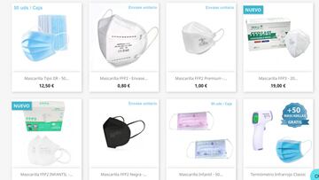 Termik Control: las mascarillas quirúrgicas y FFP2 solidarias más baratas de España