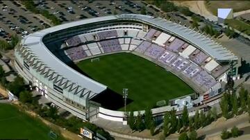 Estadio que pertenece al cuadro de Valladolid y que tiene capacidad para 27 mil personas.