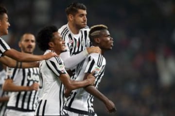 El colombiano anotó su primer gol con la Juventus 