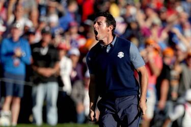 Sergio Garc赤a y Cabrera Bello sostienen a Europa en la Ryder