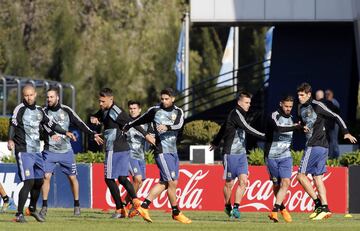 Buenos Aires 24 Mayo 2018, Argentina
Entrenamiento de la SelecciÃ³n argentina en el Predio de la AFA.

Foto Ortiz Gustavo
