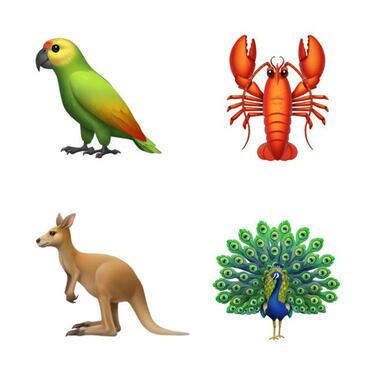 Canguros, langostas y pelirrojos entre los nuevos emojis de iOS 12