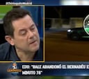 La opinión en caliente de Roncero nada más enterarse de que Bale se fue del Bernabéu en el 78'
