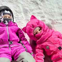 Padre del año en la nieve: 60 millones de visualizaciones y subiendo