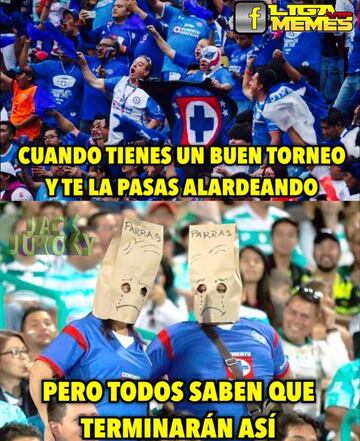 Los memes no se olvidan de la derrota de Cruz Azul ante Necaxa