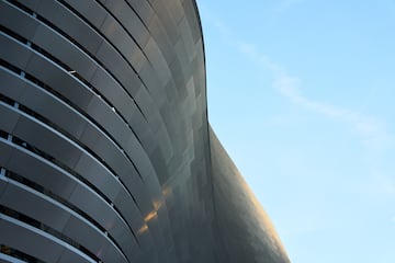 Imagen de la fachada exterior del nuevo Santiago Bernabéu.