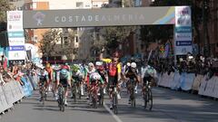 Girmay, Groenewegen, Moschetti y Frentin, a la caza en Almería