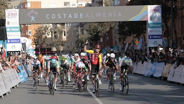 Milan Frentin celebra su victoria el año pasado.