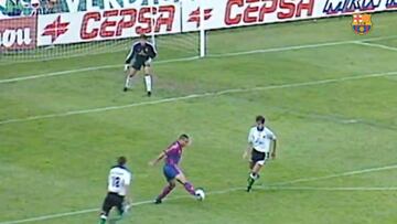 ¿Por qué se recuerdan el del Compos y el Valencia y este no? El más que hipnótico golazo del Ronaldo a pase de Guardiola