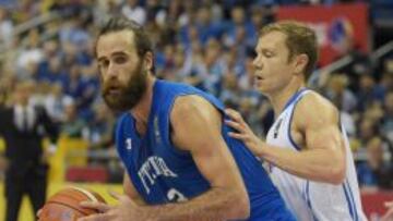 Luigi Datome, durante el partido ante Islandia del domingo.