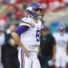What's the problem with Vikings quarterback Kirk Cousins?