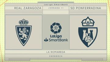 Resumen y goles del Zaragoza vs. Ponferradina de LaLiga SmartBank