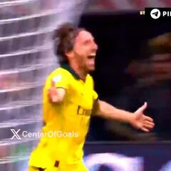 ¡El primero de Modric! El gol del croata que hace que todo San Siro se venga abajo