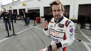 Fernando Alonso en Daytona.