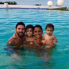 Messi y Antonella han bautizado a sus hijos en Rosario