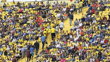 Aficionados de Las Palmas.