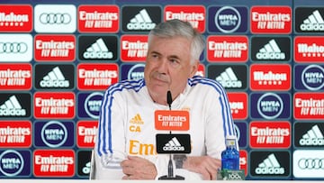 Carlo Ancelotti, entrenador del Real Madrid.